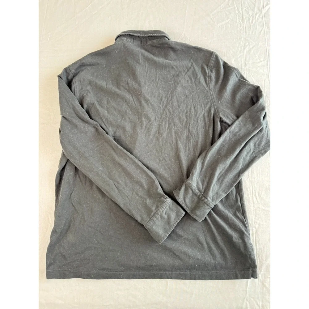 Polo Ralph Lauren Shirt XL Long Sleeve Polo Black Pony Pocket‎